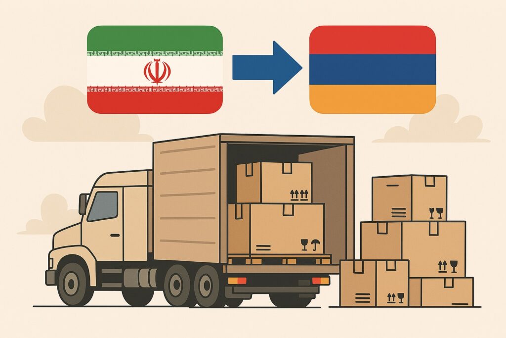 صادرات کارتن ایرانی به ارمنستان